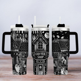 Tumbler mit Gravur - Motiv Ghost