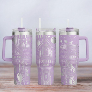 Tumbler mit Gravur - Motiv Ghost