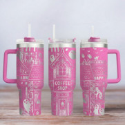 Tumbler mit Gravur - Motiv Ghost