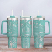 Tumbler mit Gravur - Motiv Ghost