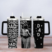 Tumbler mit Gravur - Motiv Dad