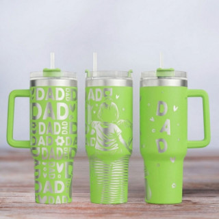 Tumbler mit Gravur - Motiv Dad