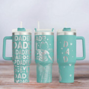 Tumbler mit Gravur - Motiv Dad